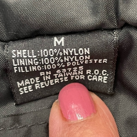 Milano Bay woman’s three tone winter jacket with zipper up and snap buttons . M - Picture 3 of 8